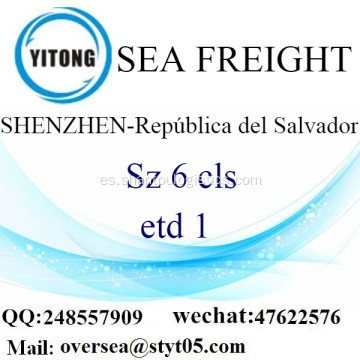 Puerto de Shenzhen LCL consolidación a República del Salvador